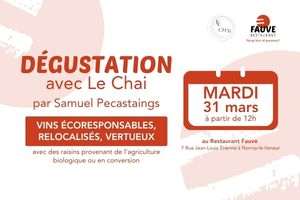 Dégustation de vins avec Le Chai Metz